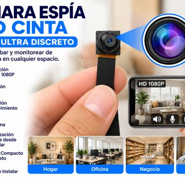 Imagen del producto  Cámara Espía Tipo Cinta – Diseño Ultra Discreto