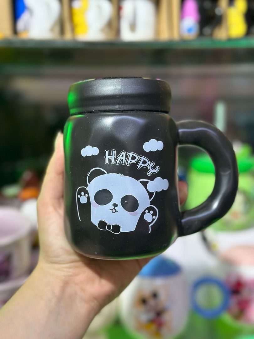 MUG TAPA ESPEJO PANDA