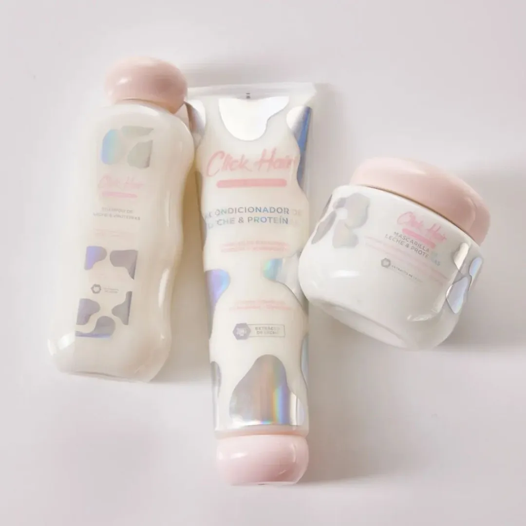 Kit Capilar Rescate Total Leche y Proteinas - Shampoo, Acondicionador, Mascarilla y Booster (4 pack)