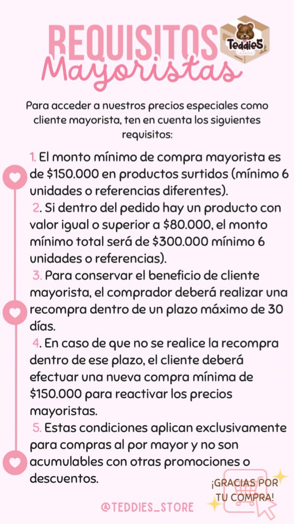 REQUISITOS MAYORISTAS