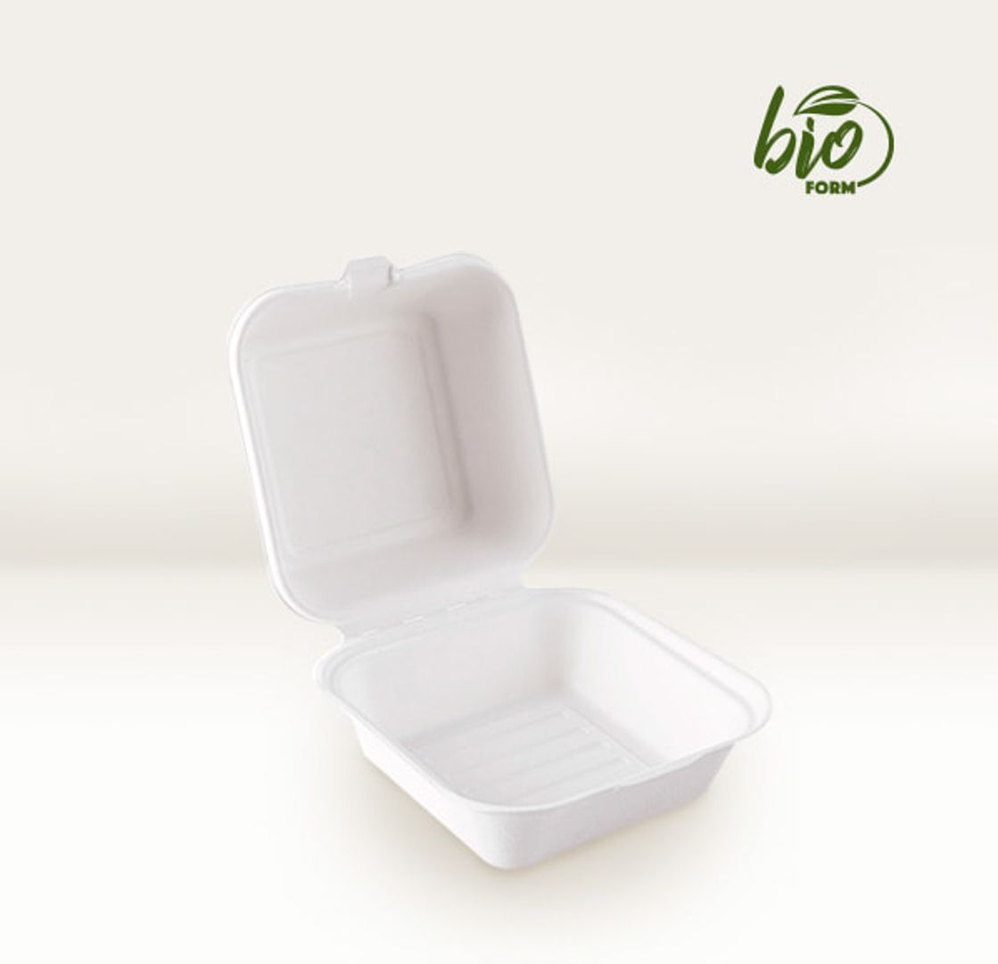   B. PORTA COMIDA C1 BIODEGRADABLE PAQUETE X 50 UND 