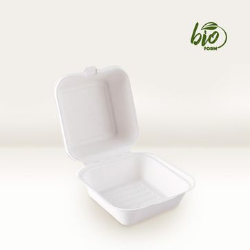   B. PORTA COMIDA C1 BIODEGRADABLE PAQUETE X 50 UND  - imagen 1