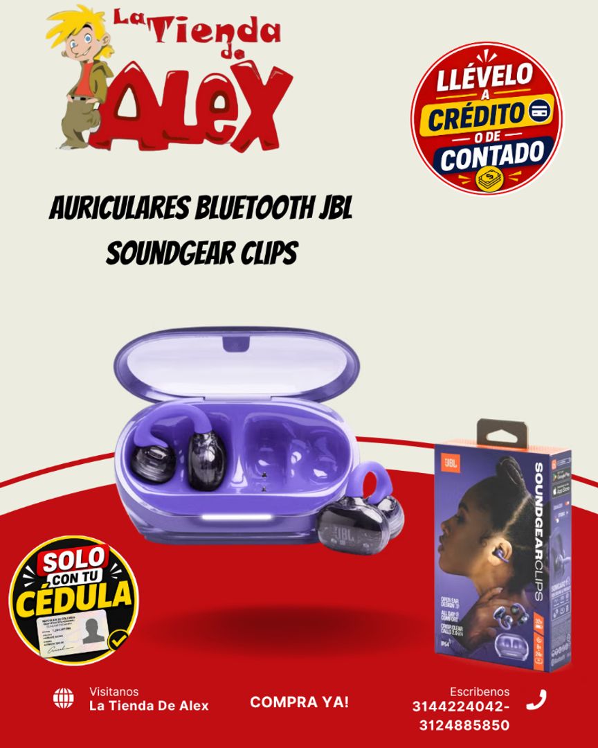 Auriculares Bluetooth JBL Soundgear Clips