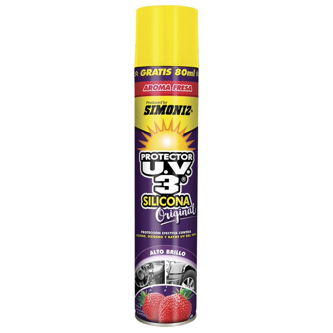 SILICONA PROTECTOR UV3 AEROSOL SIMONIZ X 400 ML FRESA
