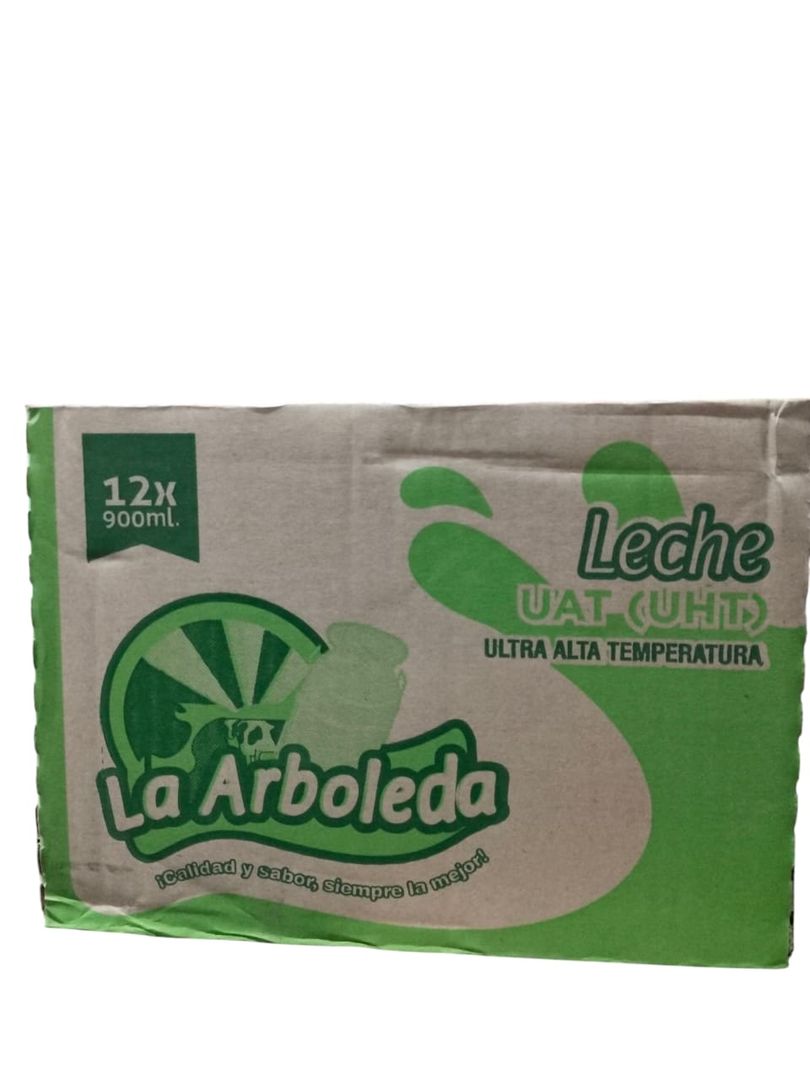 .CAJA LECHE ARBOLEDA ENTERA*12*900ML