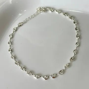 Imagen del producto Tobillera Gucci plateada 