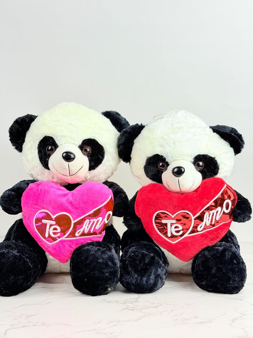 PANDA CORAZÓN 40CM