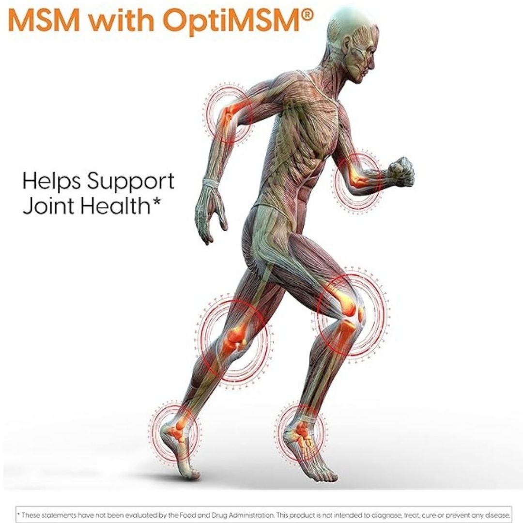 MSM con OptiMSM 1500mg 120tabs Doctor Best