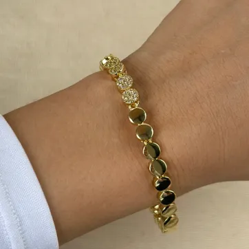 Imagen del producto Pulsera círculos circones 