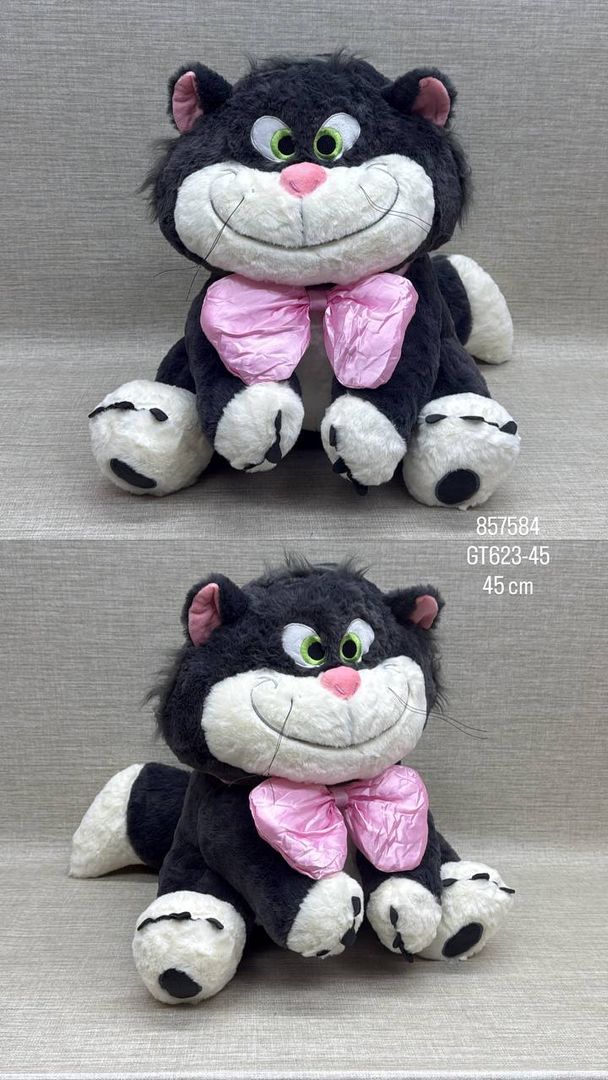 LUCIFER CON LAZO ROSA 45 CM