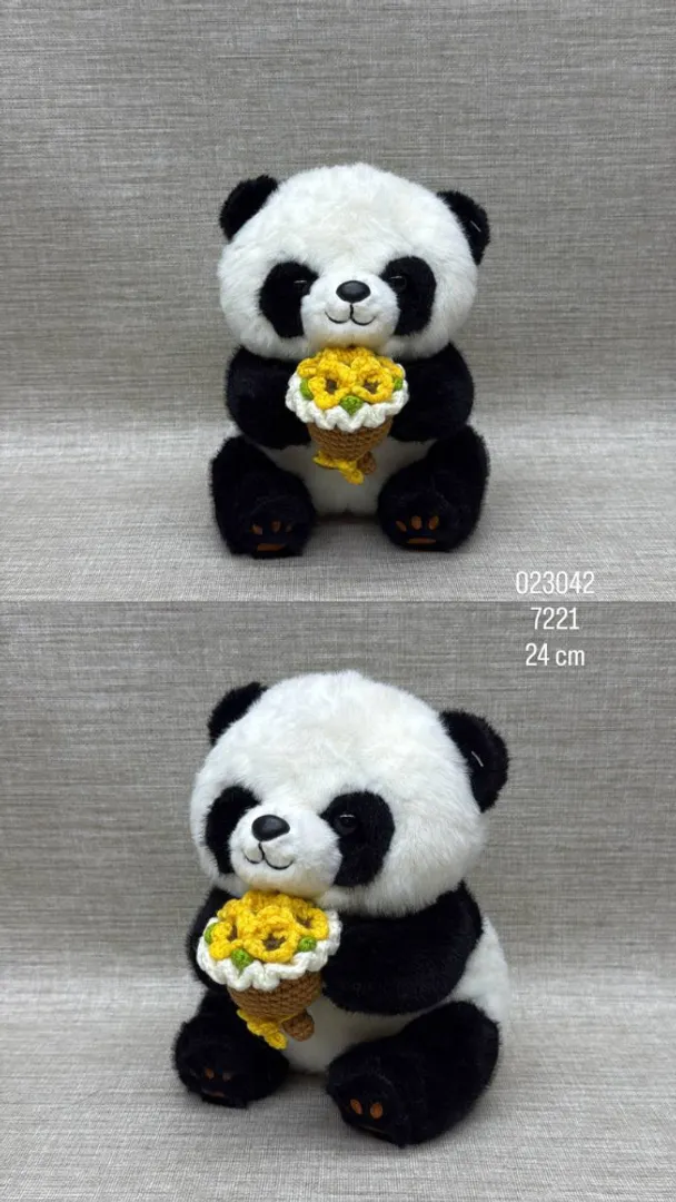 PANDA CON RAMO 24 CM