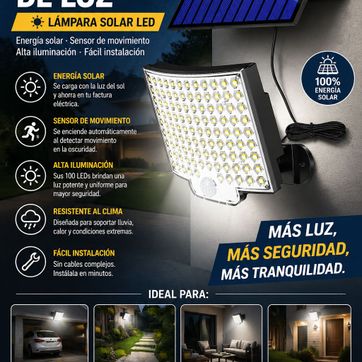 Lampara Solar 106 led - imagen 1