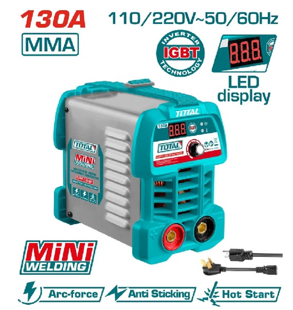 MAQUINA DE SOLDAR 130 AMP INVERTER 110-120/220-240V