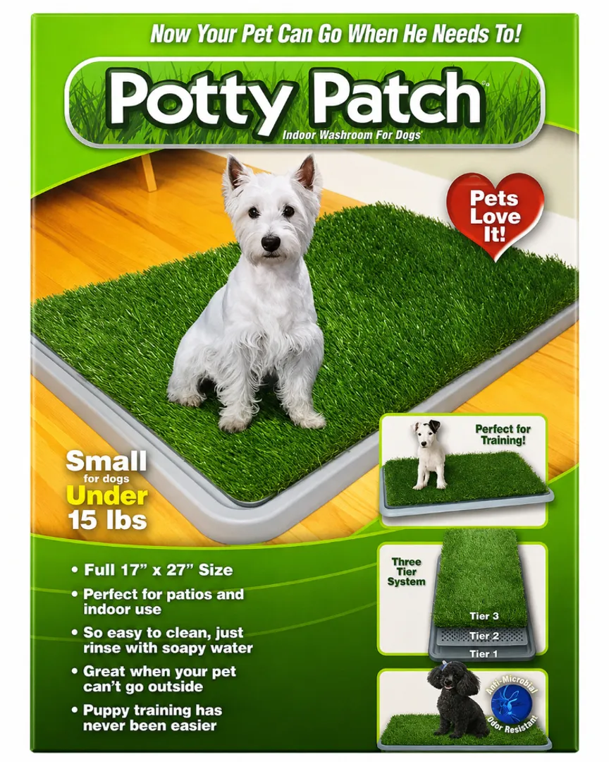 TAPETE DE BAÑO PASTO ENTRENADOR PARA MASCOTAS POTTY PATCH