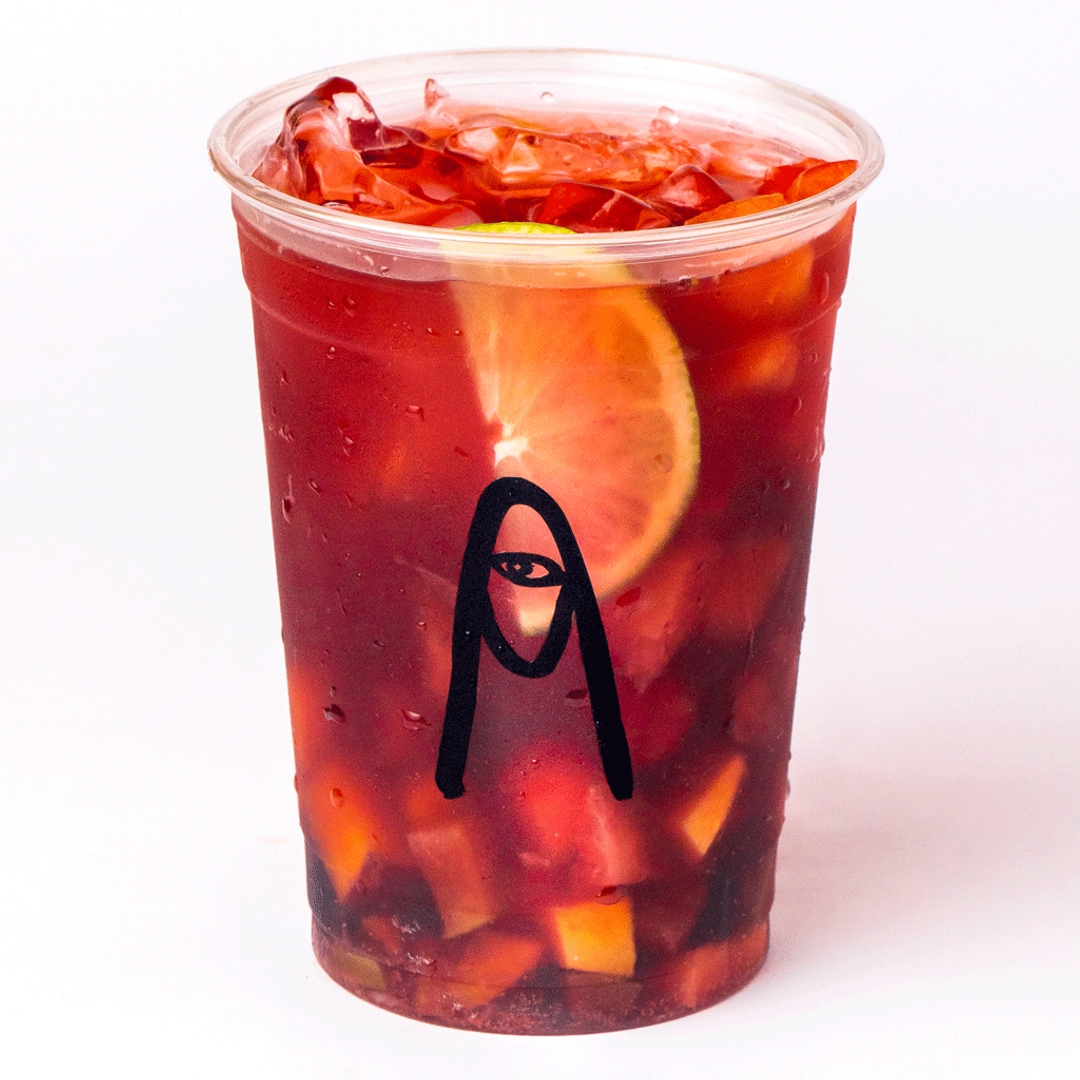 Té del frutas frío