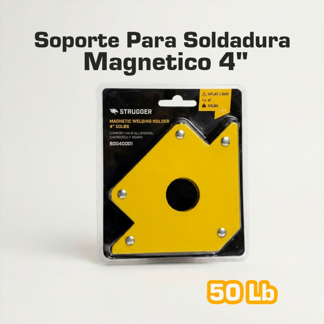 SOPORTE PARA SOLDADURA MAGNETICO 4" 50LB