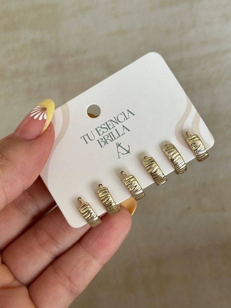 Set trío candonga líneas 