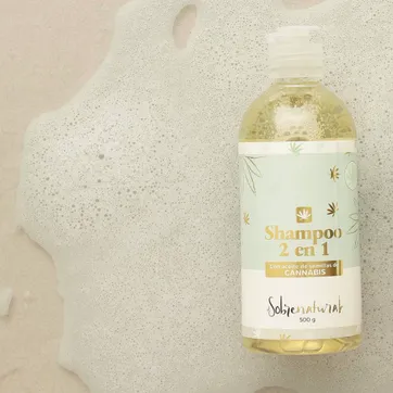 Imagen del producto SHAMPOO 2 EN 1 CANNABIS 500ML SOBRENATURAL