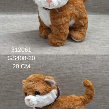 Imagen del producto GATO NARANJA 20 CM