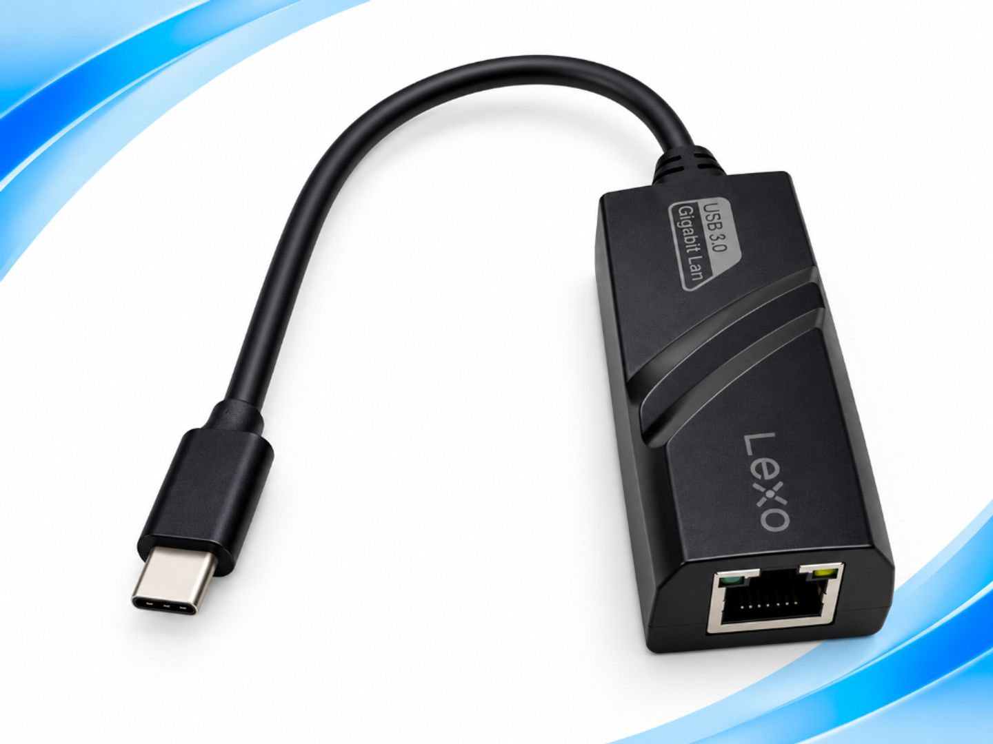 Adaptador USB Tipo C a Ethernet RJ45 Lexa