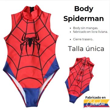 Imagen del producto Body tematico manga corta spiderman rojo
