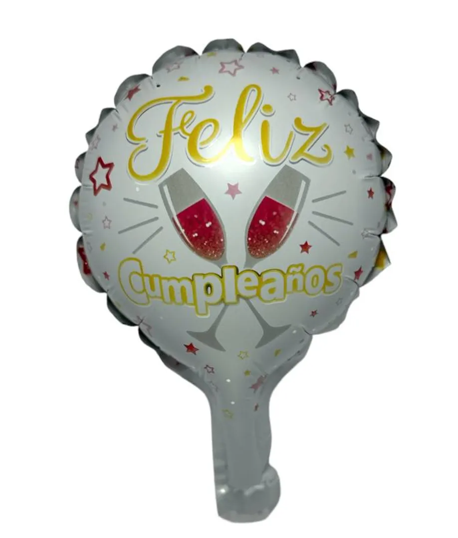 GLOBO FOIL 5' FELIZ CUMPLEAÑOS PAQUETE X 50 UNIDADES SURTIDO