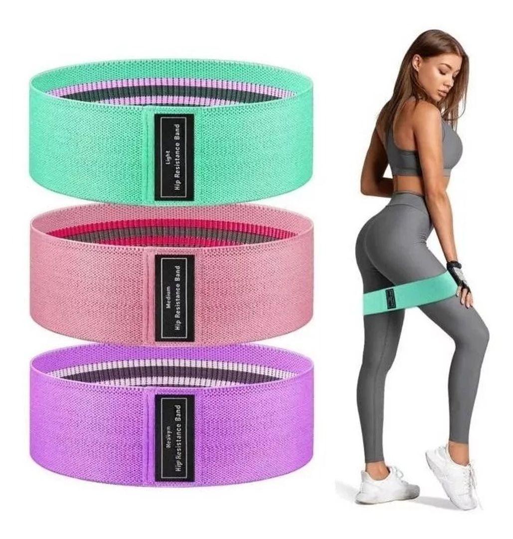 BANDAS DE RESISTENCIA EN TELA X3