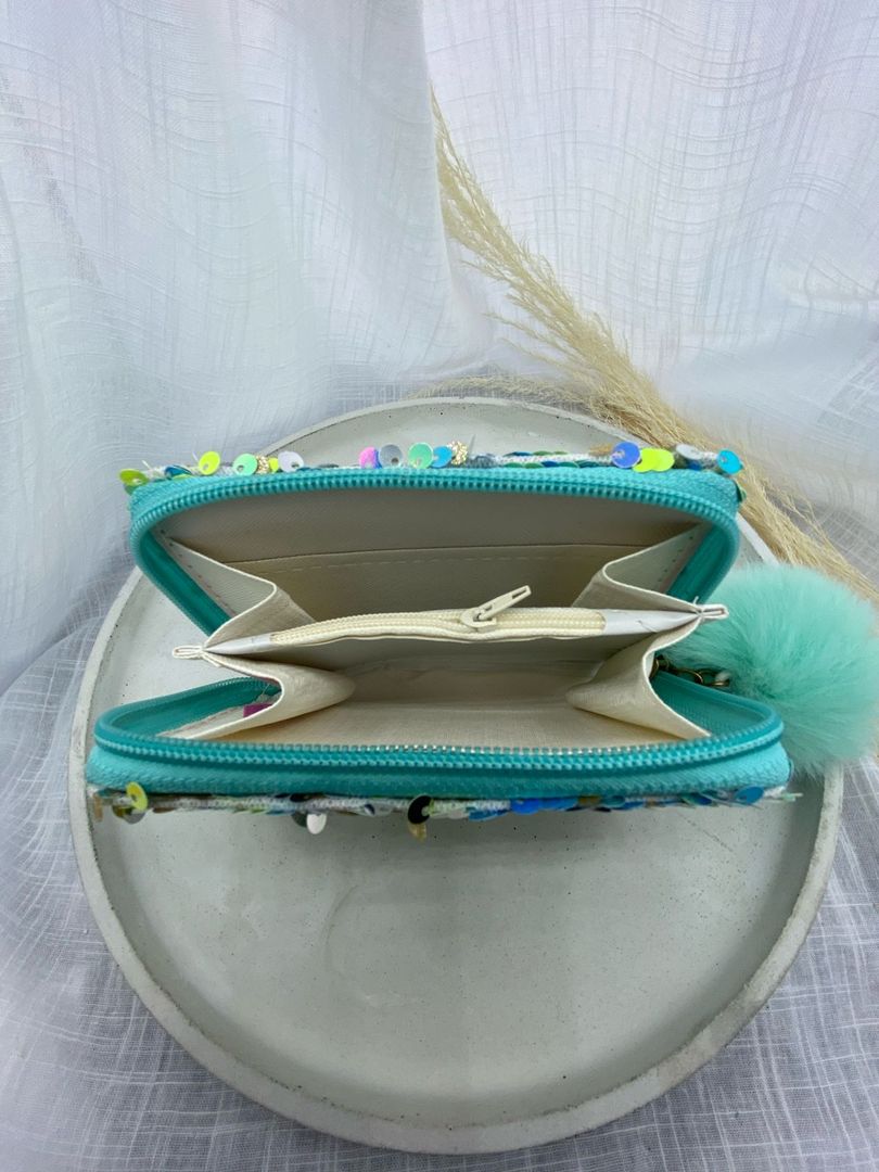 Billetera de dama, varios colores 