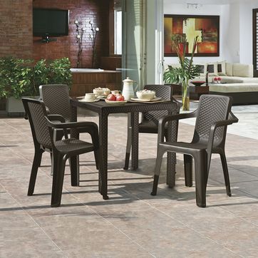 SILLA ETERNA CON BRAZO WENGUE RIMAX - imagen 1