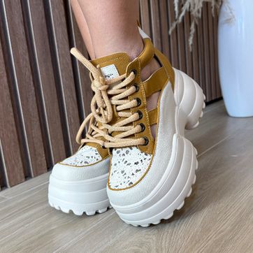 BOTA CROCHÉ YELLOW - imagen 1