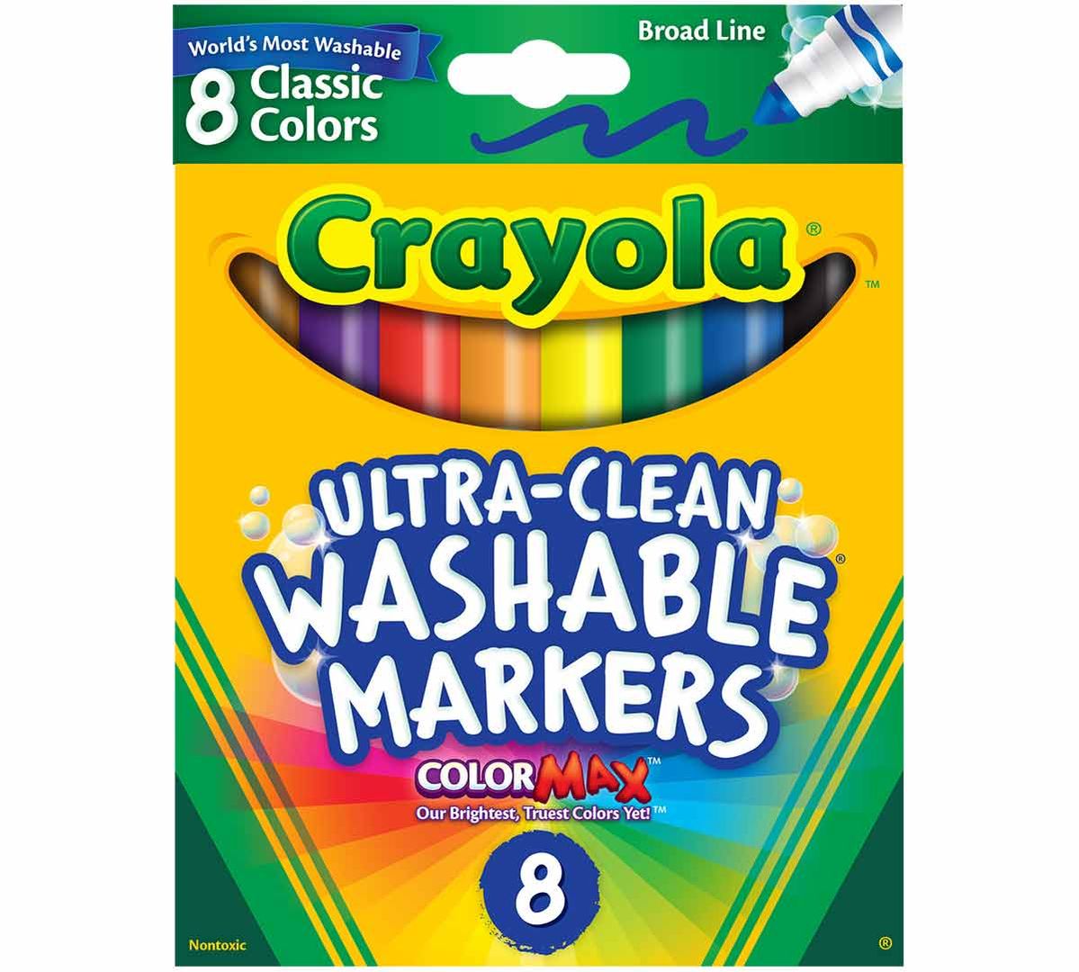 Marcadores Lavables x8 CRAYOLA
