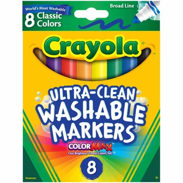 Marcadores Lavables x8 CRAYOLA - imagen 1