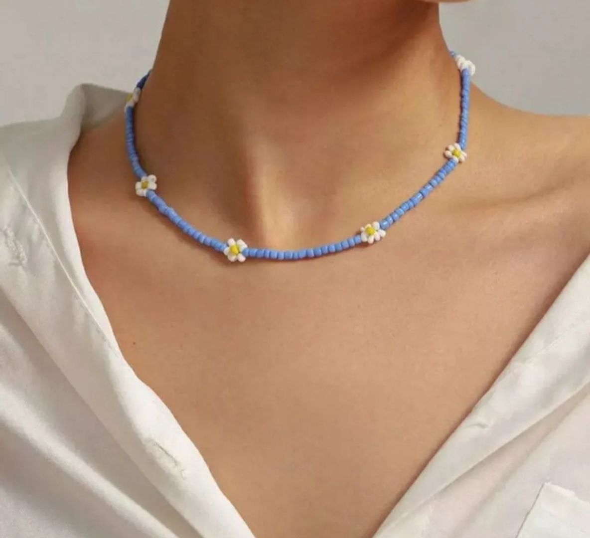 CHOKER MARGARITA AZUL 2 