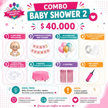Imagen del producto COMBO BABY SHOWER  # 2