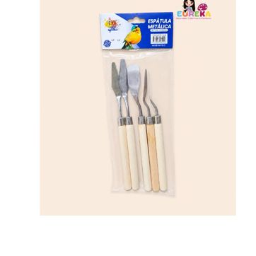 Imagen del producto ESPATULA AH ROYALE METALICA X5 EN BOLSA