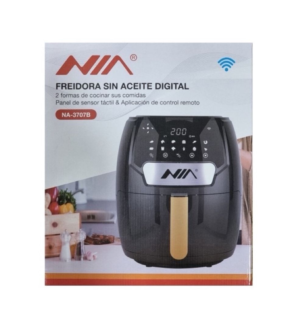 Freidora Digital NIA 4 Litros Con App Para Controlar Remotamente Ref:NA-3707B