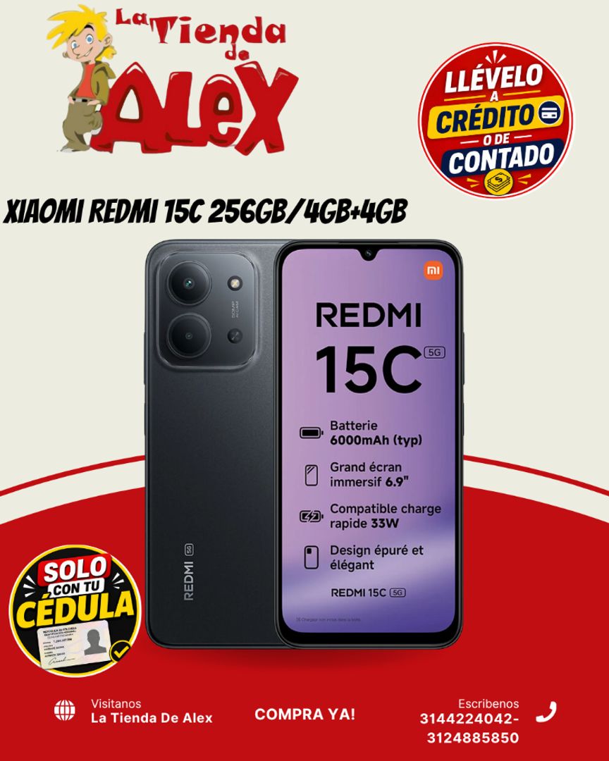 Xiaomi Redmi 15C 256GB/4GB+4GB