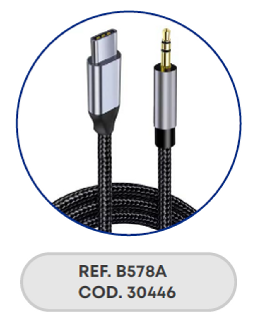 CABLE TIPO C A JACK 3.5MM DIGITAL