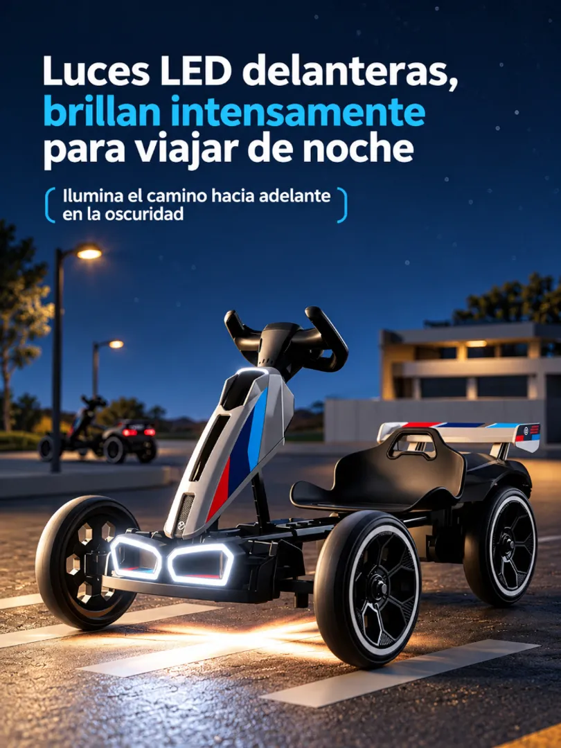 CARRO GO KART ELECTRICO CON CONTROL REMOTO DEPORTIVOS