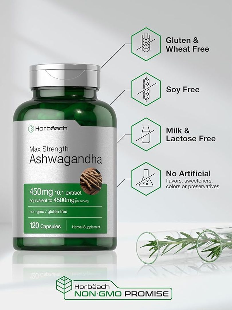 Ashwagandha 450mg 120 cap Horbaach