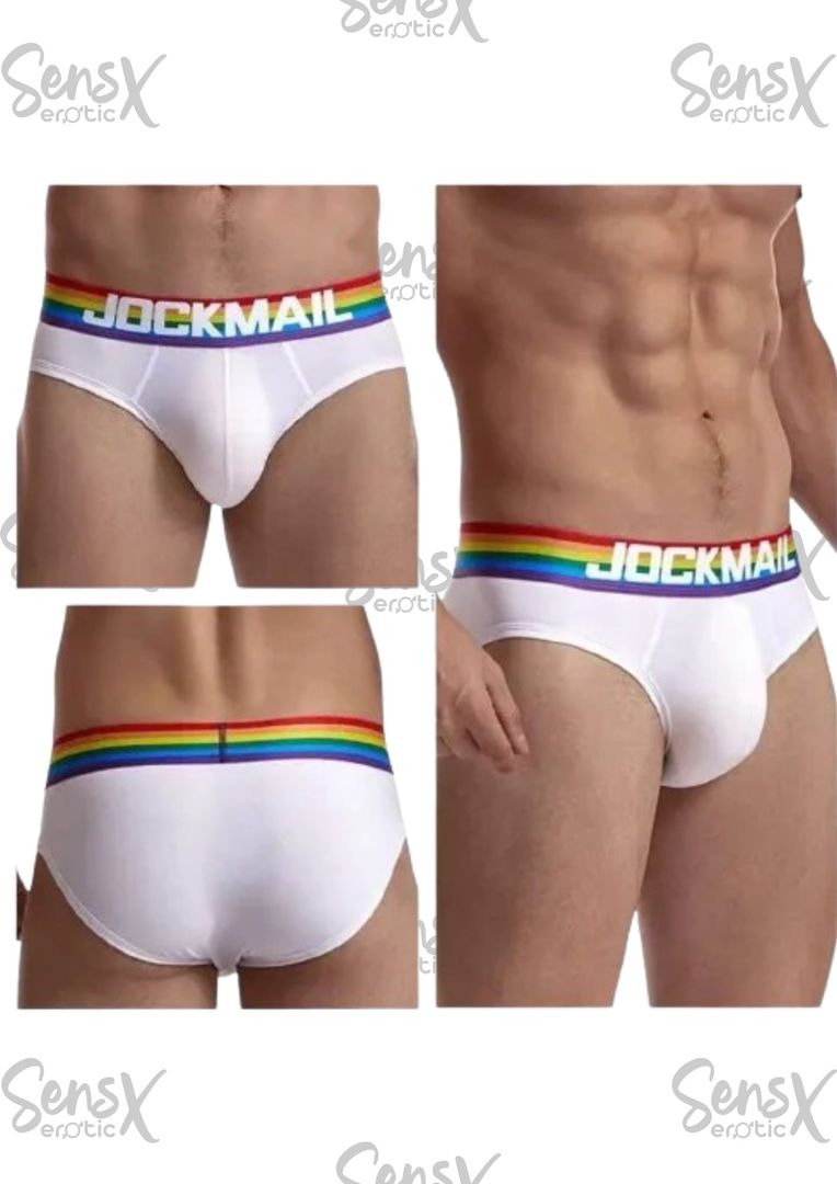  Brief Clásico Algodón Blanco Pride