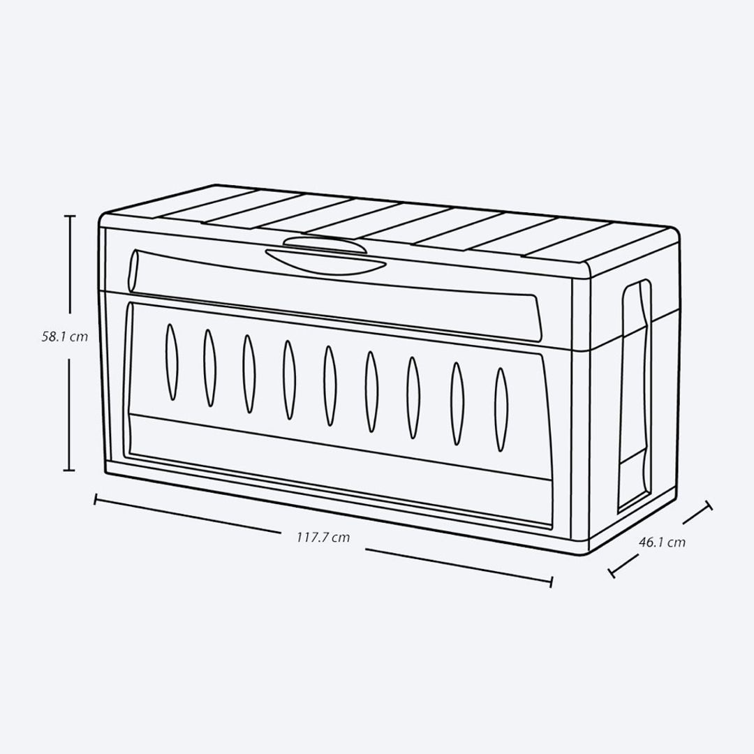 BAUL MULTIUSOS RIMAX WENGUE 117.7X46.34