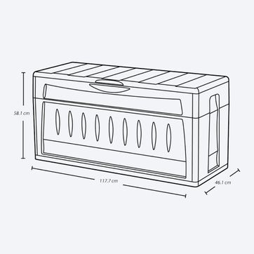BAUL MULTIUSOS RIMAX WENGUE 117.7X46.34 - imagen 3