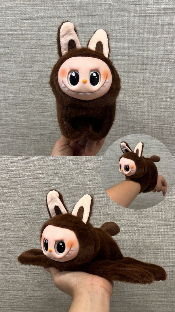 MANILLA LABUBU EN COLOR MARRON 