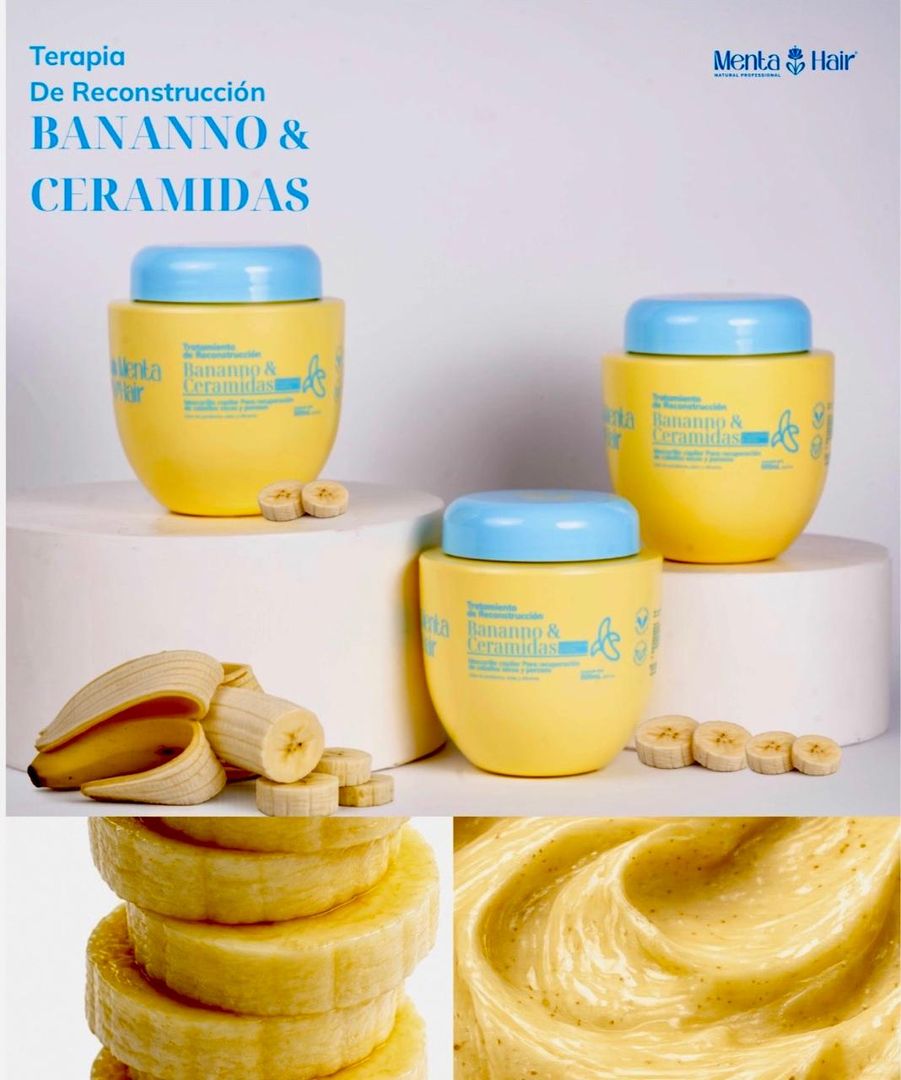 MENTA HAIR TRATAMIENTO DE RECONSTRUCCION BANANA & CERAMIDAS