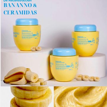 Imagen del producto MENTA HAIR TRATAMIENTO DE RECONSTRUCCION BANANA & CERAMIDAS