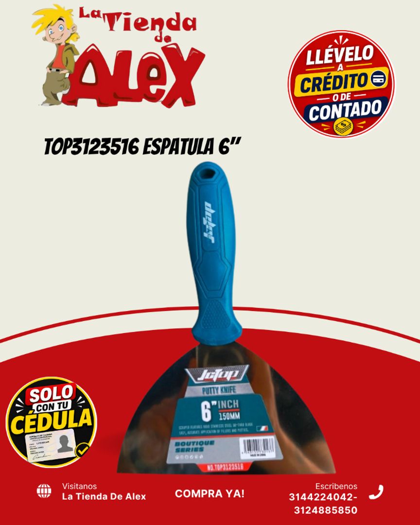 TOP3123516 ESPATULA 6"