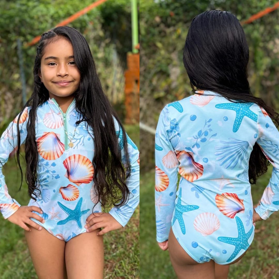 Trikini conchas niña