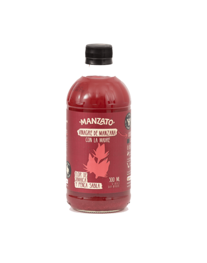 VINAGRE FLOR DE JAMAICA MANZATO X 500 ML