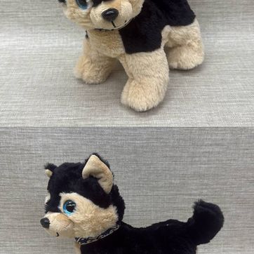 Imagen del producto PERRO CAFÉ CON BEIGE 20 CM